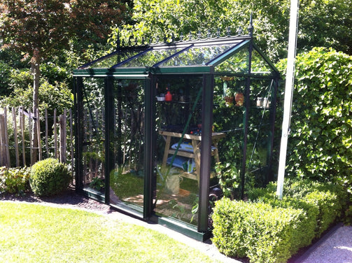 Stad- en patiokassen Helios Urban Victorian Greenhouse AGH Janssens AluSystems Victoriaanse tuinkas