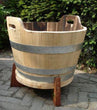 Eikenhouten moestuinbak - Kuipmodel met handgrepen